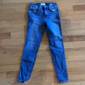 Frame le high skinny denim size 25
